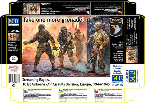 MASTER BOX 1/35 Take one more grenade Screaming Eagles, 101st Airborne (Air Assault) Division, Europe, 1944-1945