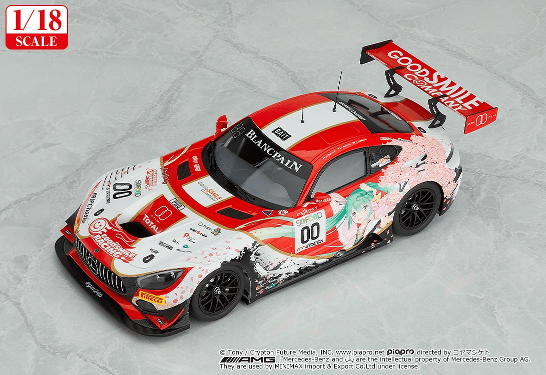 (Rerelease) 1/18th Scale Good Smile Hatsune Miku AMG 2017 SPA24H ver.