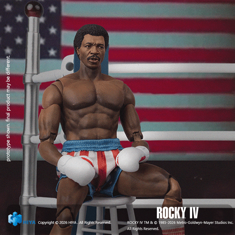 1/12 Scale 6 Inch Rocky IV Apollo Action Figure | 6957534204760
