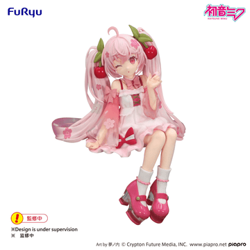 Hatsune Miku Noodle Stopper Figure -Sakura Miku 2025 Wink ver.- | 4571623510741