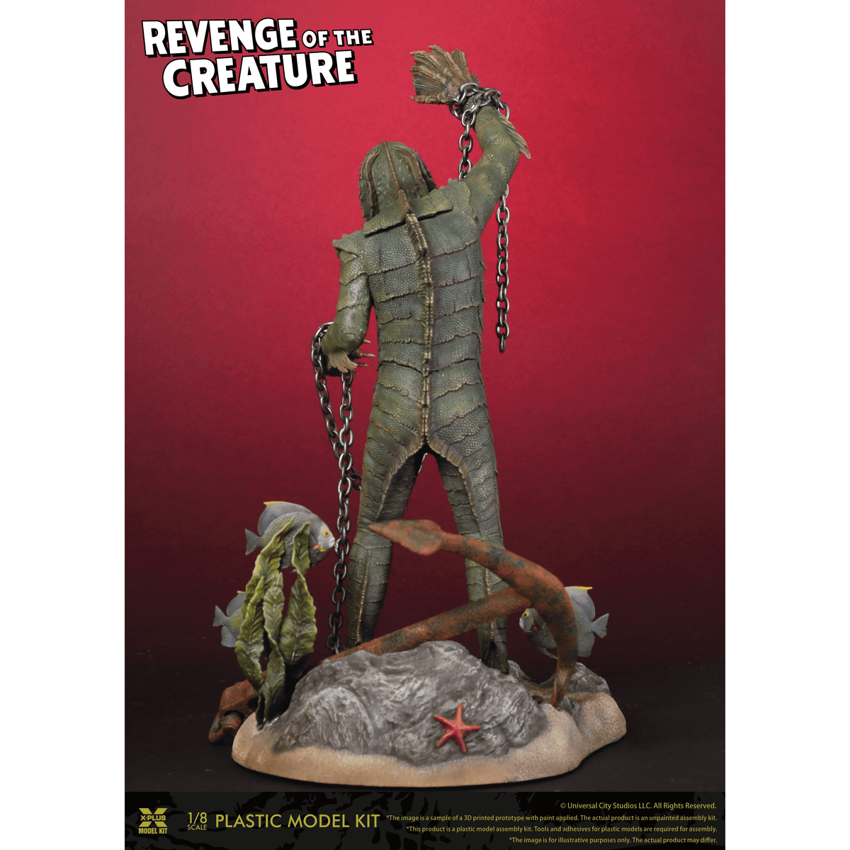 1/8 Scale Revenge of the Creature Plastic Model Kit