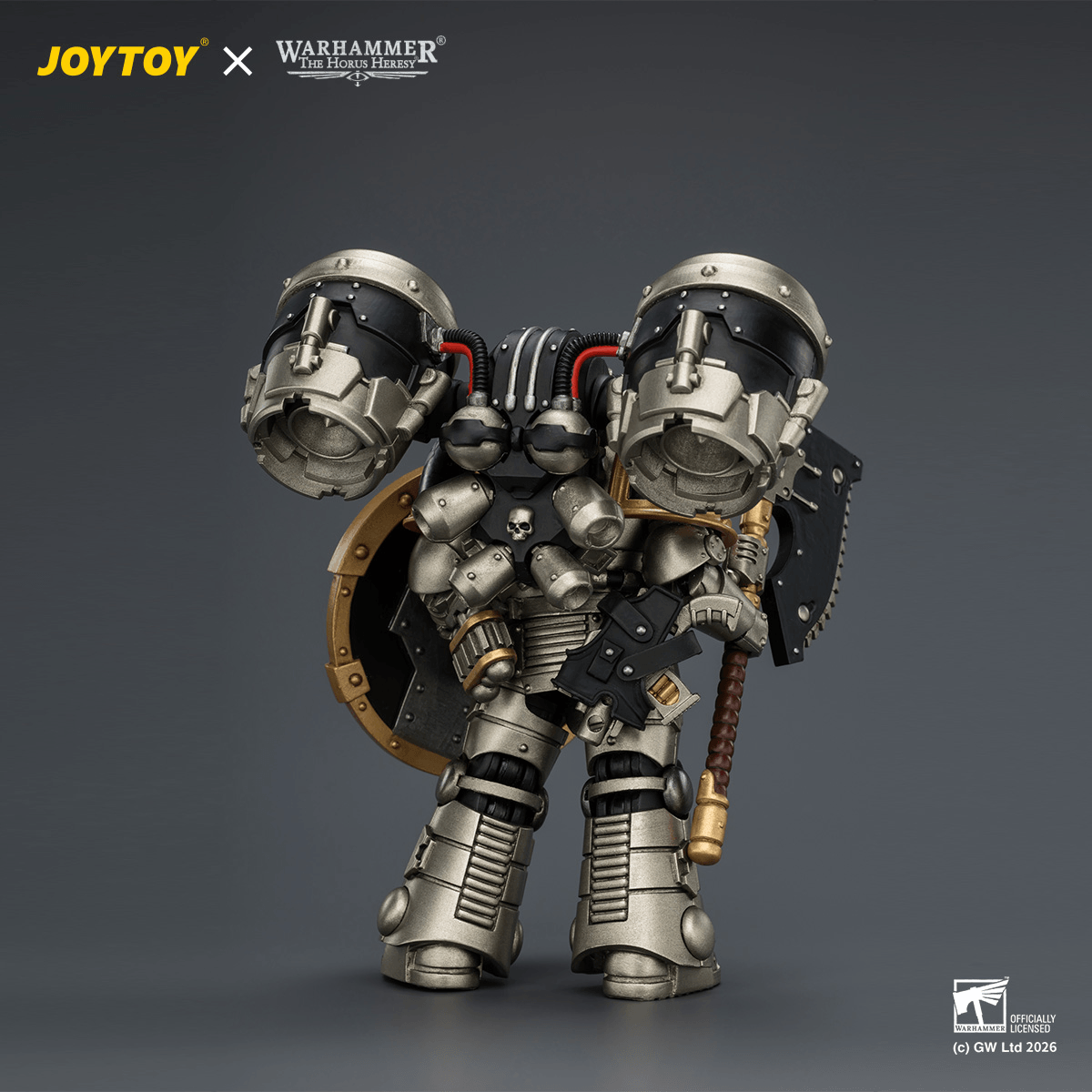 Iron Warriors MkII Assault Legionary1 with Bolt pistol, Chain axe &amp; Combat shield | 6927054404490
