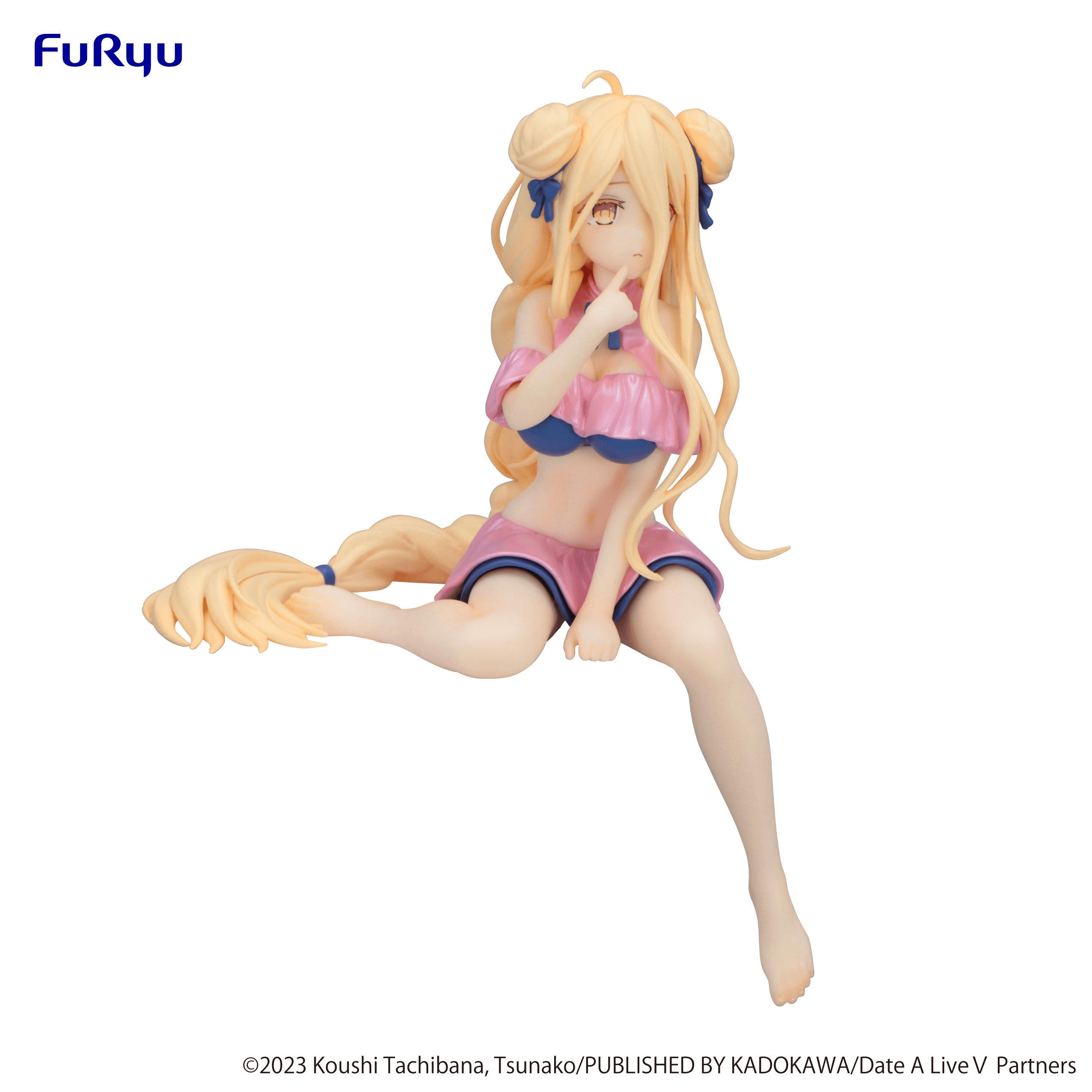 Date A LiveⅤ Noodle Stopper Figure -Mukuro Hoshimiya Swimsuit Pastel Pink Color ver.- | 4571623511687