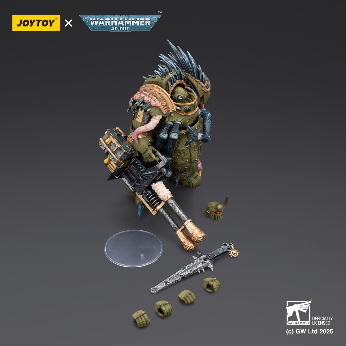 Death Guard Blightlord Terminator 1 with Reaper Autocannon and Bubotic Blades | 6927054402861