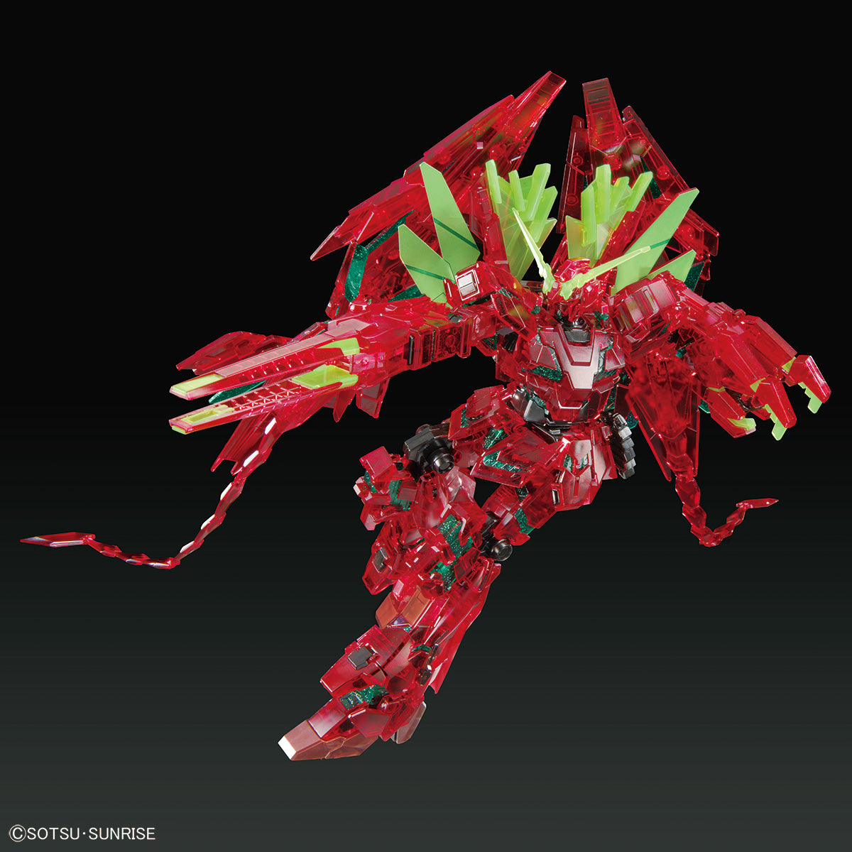 HG 1/144 The Gundam Base Fukuoka Limited Unicorn Gundam Perfectibility (Destroy Mode) (Final Battle Ver.) Ver.GSF [Clear Color]