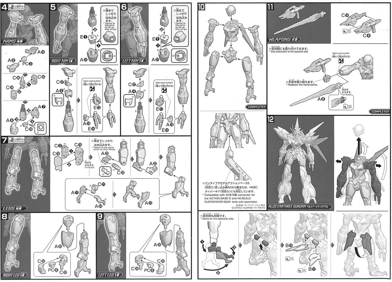 HGBD:R 22 1/144 ALUS ERATHREE GUNDAM | 4573102595423