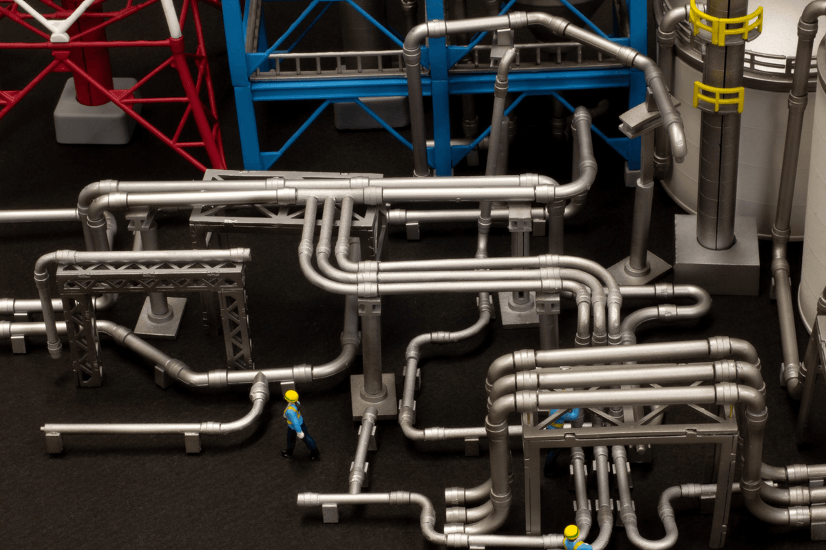 1/150 Scale Structure Kit "Plumbing Set"