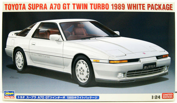 Hasegawa 1/24 Toyota Supra A70 GT Twin Turbo 1989 White Package