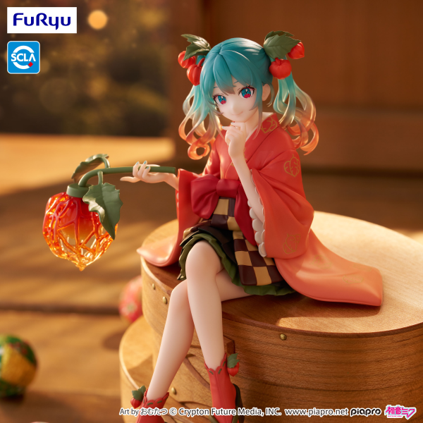 FuRyu Hatsune Miku Noodle Stopper Figure -Flower Fairy Winter Cherry-(4571623502661)(4571623502661)