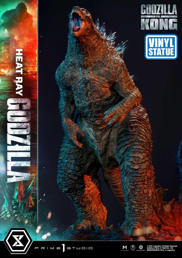 Prime 1 Studio Ultimate Diorama Masterline Godzilla vs Kong (Film) Heat Ray Godzilla Vinyl Statue(4580708037981)(4580708037981)