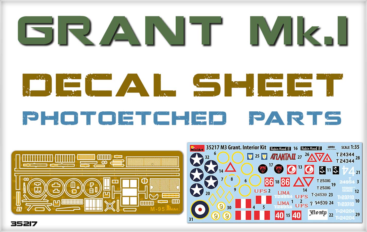 Miniart 1/35 Grant Mk.I Interior Kit | 4820183312280