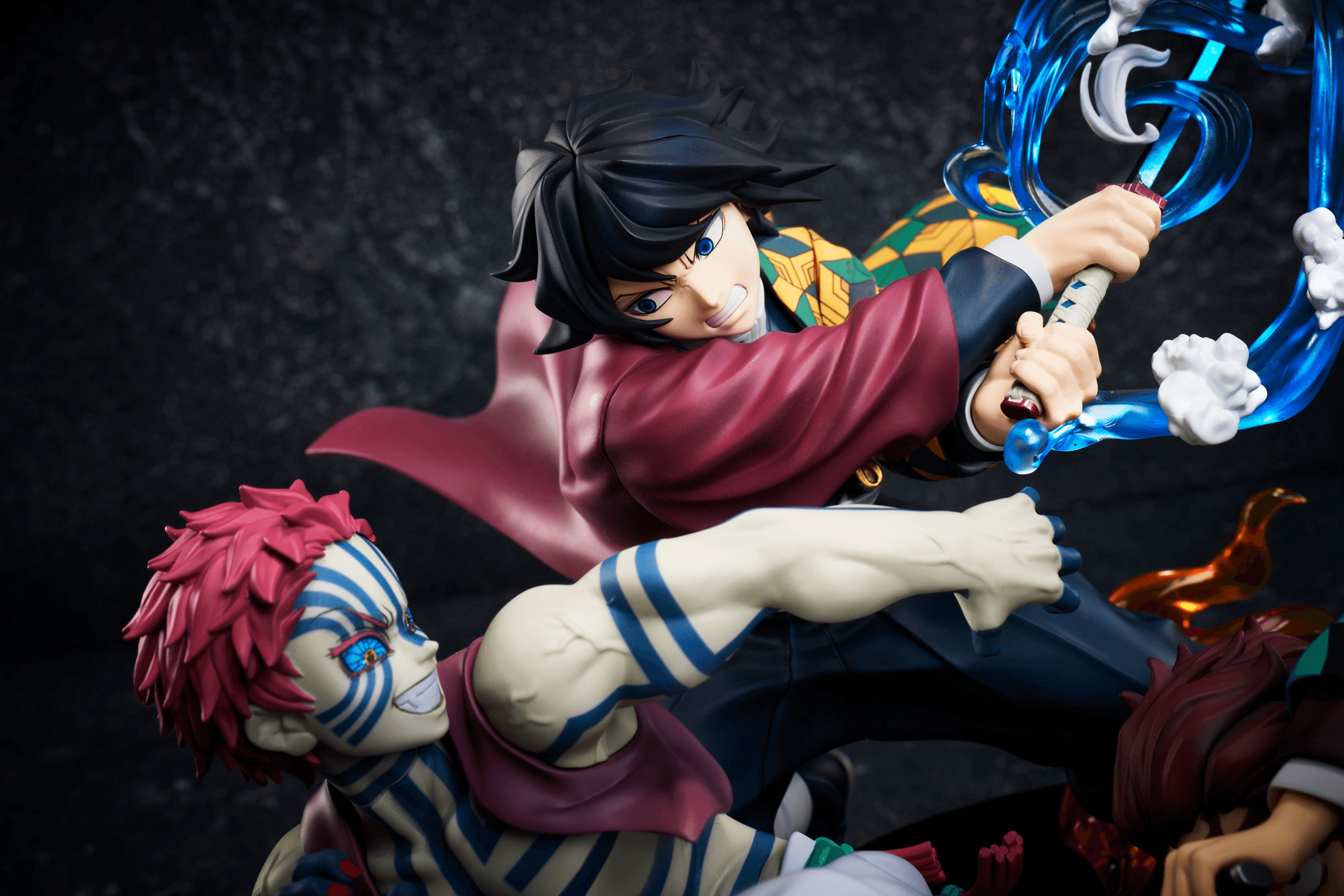 Demon Slayer: Kimetsu no Yaiba Tanjiro Kamado & Giyu Tomioka & Akaza Figure