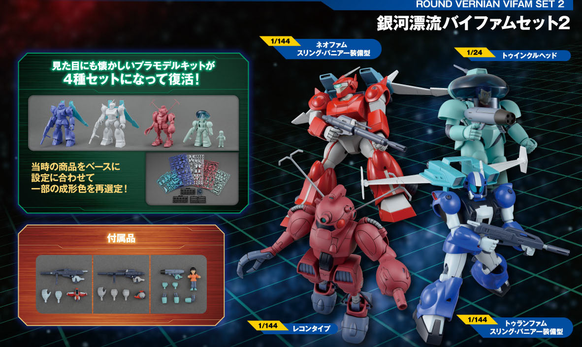 BANDAI Hobby ROUND VERNIAN VIFAM SET 2(4573102642615)
