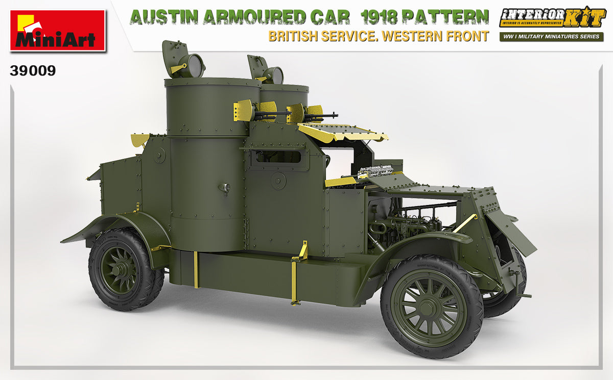 MiniArt 1/35 Austin Armoured Car 1918 Pattern. British Service. Western Front . Interior Kit | 4820183313591