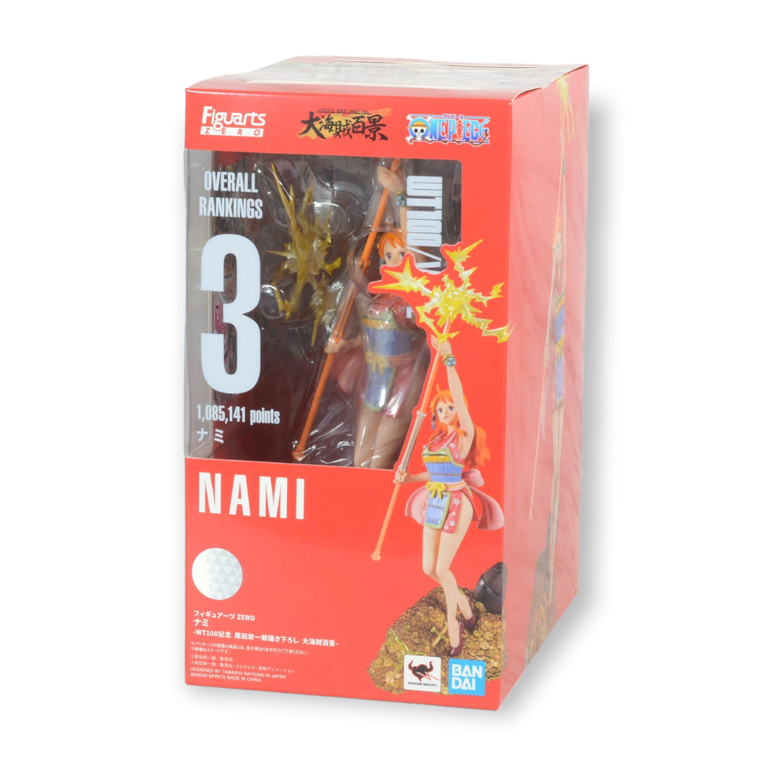 BANDAI Spirits Nami - WT100 Commemorative Eiichiro Oda Illustration DAIKAIZOKU HYAKKEI- One Piece, Bandai Spirits Figuarts ZERO - P-REX Hobby