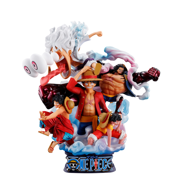 MegaHouse Petitrama series DX LOGBOX ONE PIECE RE BIRTH 02 Luffy Special | 4975430518110