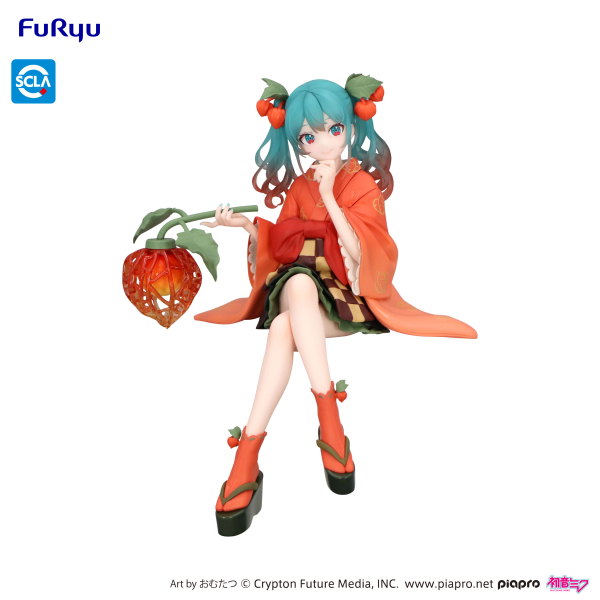 FuRyu Hatsune Miku Noodle Stopper Figure -Flower Fairy Winter Cherry-(4571623502661)(4571623502661)
