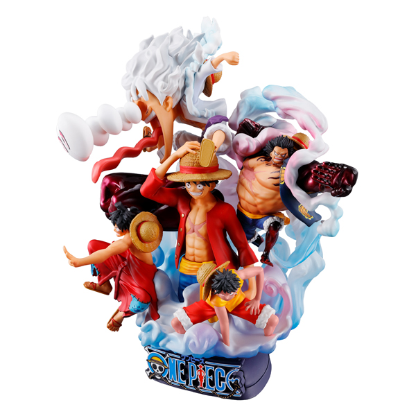 MegaHouse Petitrama series DX LOGBOX ONE PIECE RE BIRTH 02 Luffy Special
