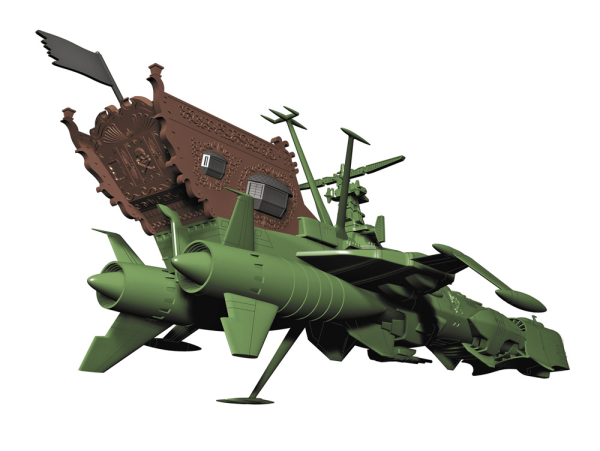 Hasegawa [CW20] 1:2500 Space Pirate Battleship ARCADIA(4967834645202)(4967834645202)