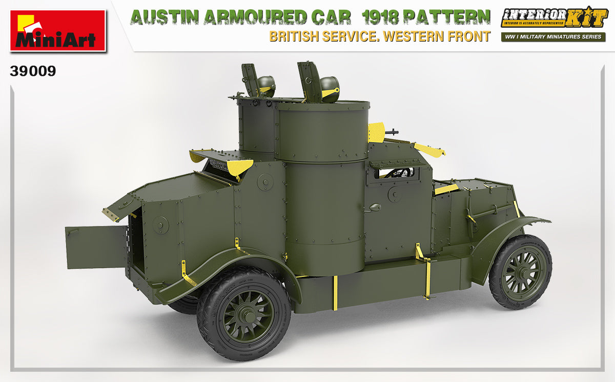MiniArt 1/35 Austin Armoured Car 1918 Pattern. British Service. Western Front . Interior Kit | 4820183313591