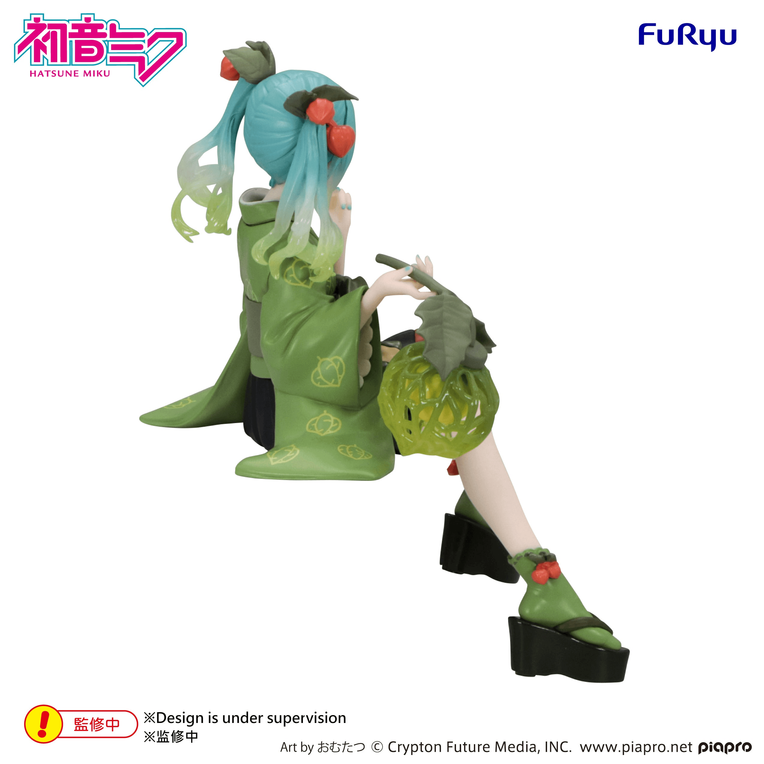 Hatsune Miku Noodle Stopper Figure -Flower Fairy Winter Cherry Green Color ver.-