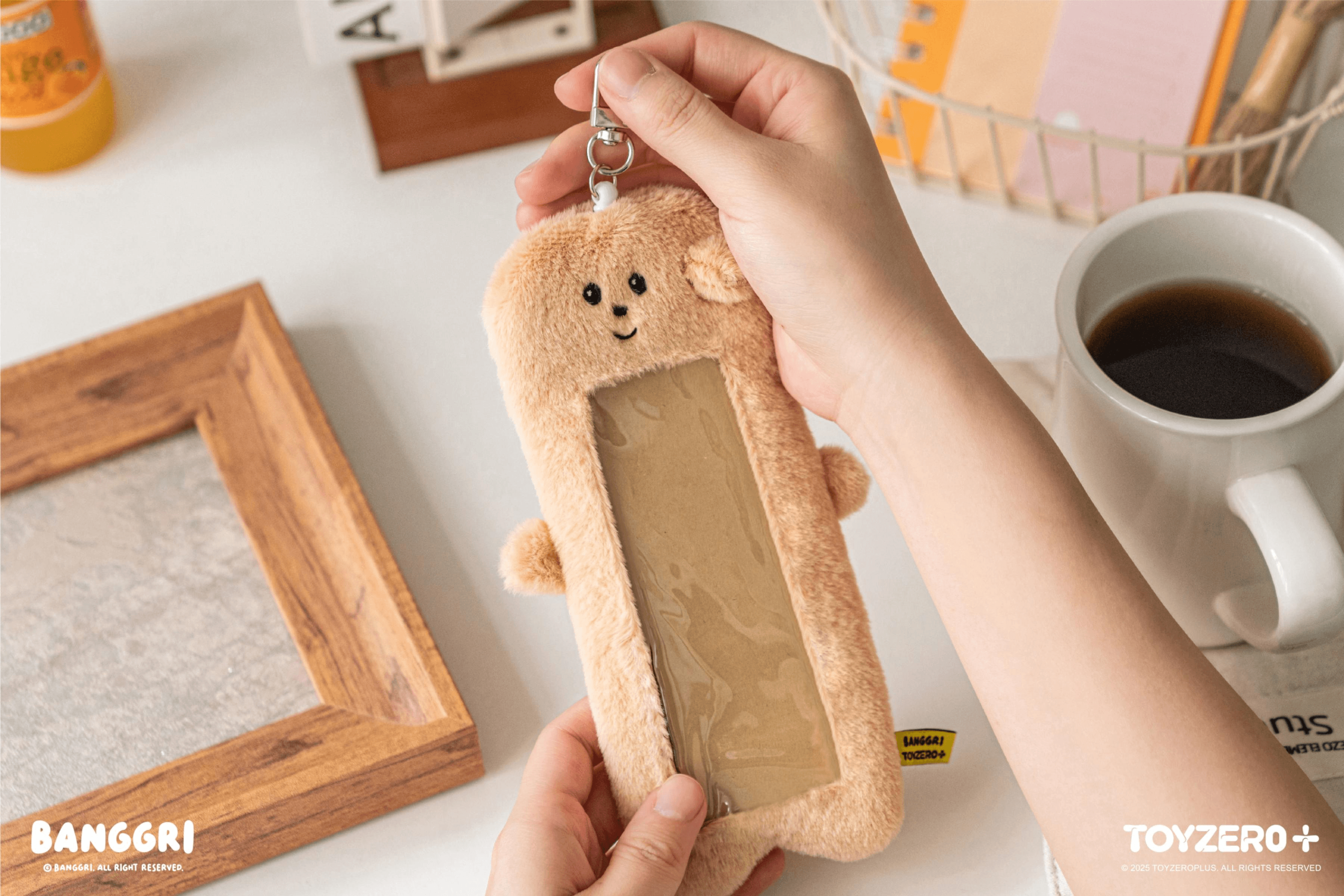 BANGGRI Generic Series - Plush Photocard Case Keychain (Gingae ver.) | 6978531761131