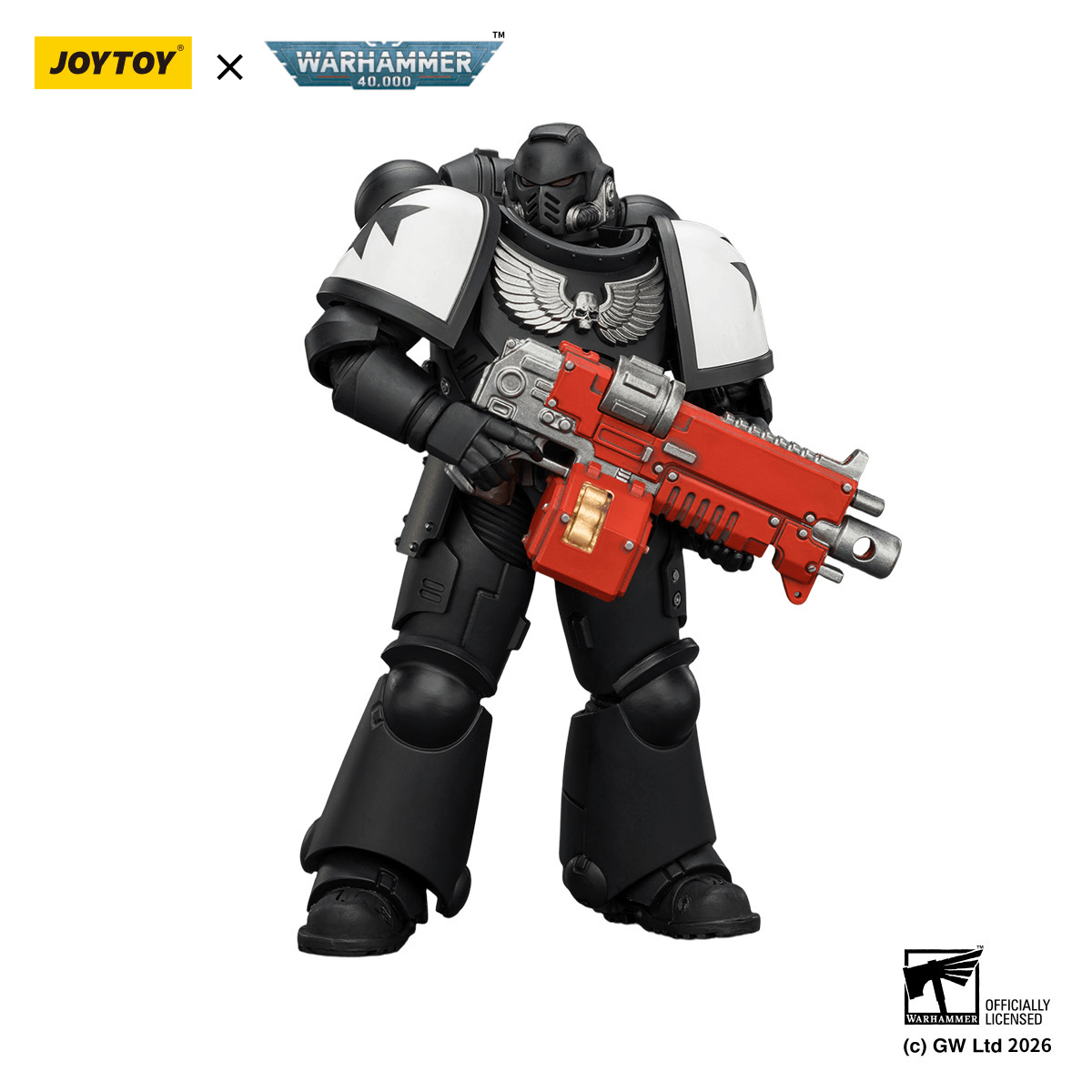 Black Templars Intercessor with Bolt Rifle, Bolt Pistol and Chainsword | 6927054403905