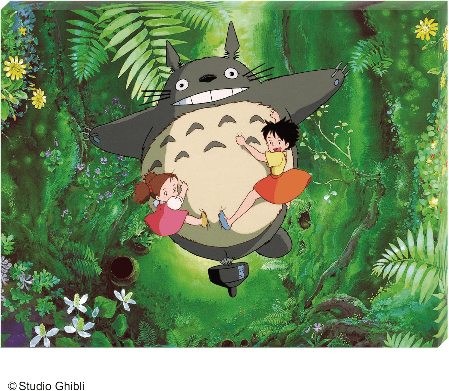 ATB-51 Art Board Jigsaw - Totoro - Climbing on Totoro "My Neighbor Totoro" | 4970381524081