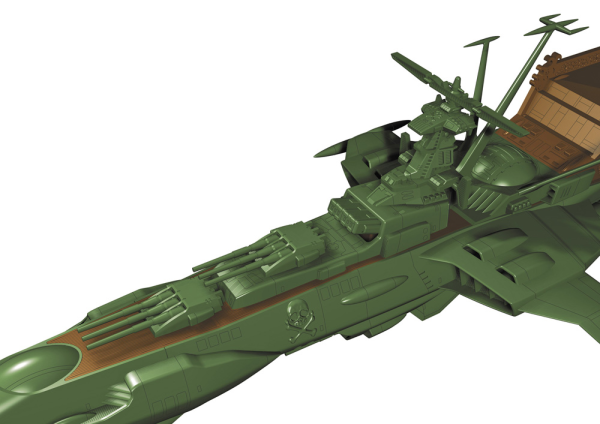 Hasegawa [CW20] 1:2500 Space Pirate Battleship ARCADIA(4967834645202)(4967834645202)