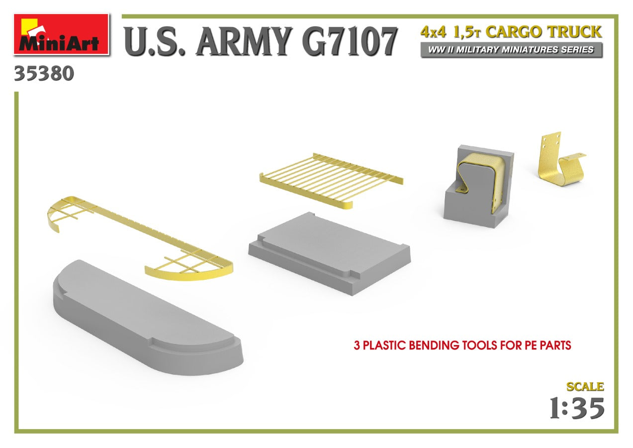 MiniArt 1/35 U.S. Army G7107 4X4 1,5t Cargo Truck | 4820183314260