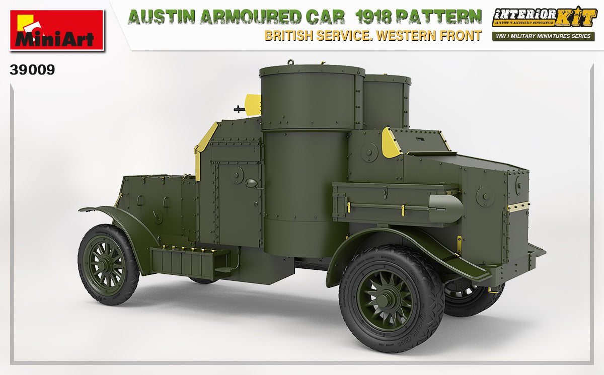 MiniArt 1/35 Austin Armoured Car 1918 Pattern. British Service. Western Front . Interior Kit | 4820183313591