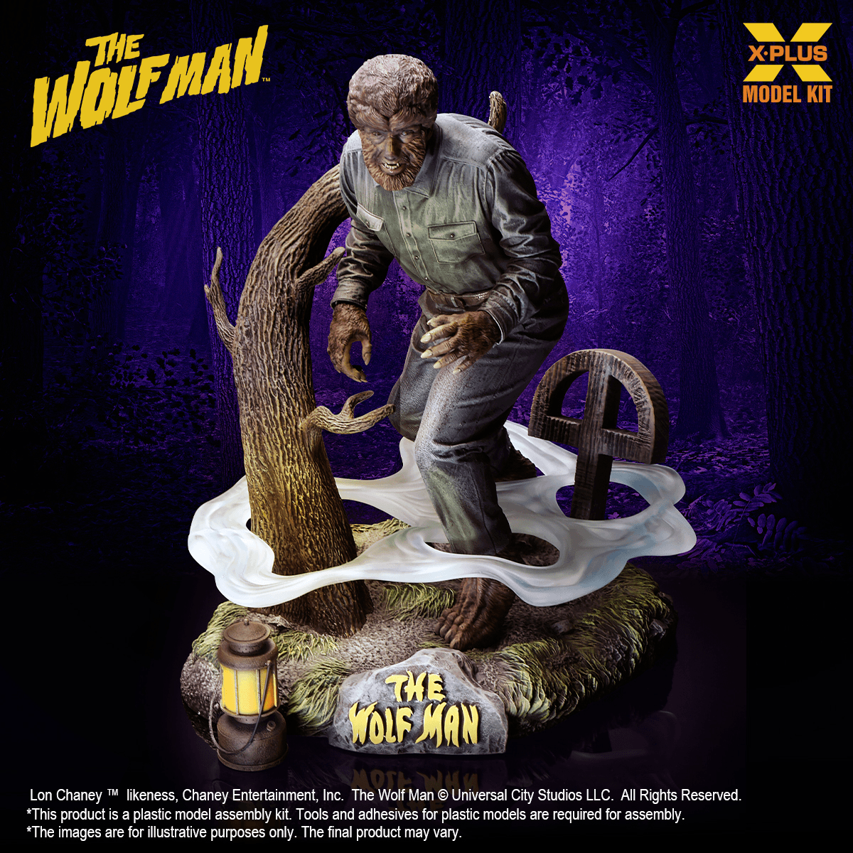 1/8 Scale Lon Chaney Jr. as Wolf Man Plastic Model Kit(4532149027090)