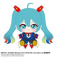 Hatsune Miku x Mobile Suit Gundam "Gundam x Hatsune Miku" Bandai Namco Nui Plush | 4571617934928