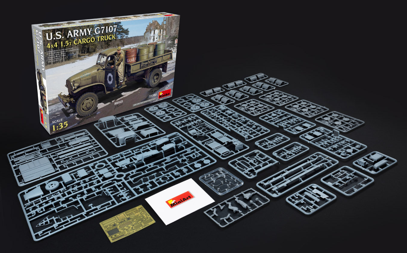MiniArt 1/35 U.S. Army G7107 4X4 1,5t Cargo Truck | 4820183314260