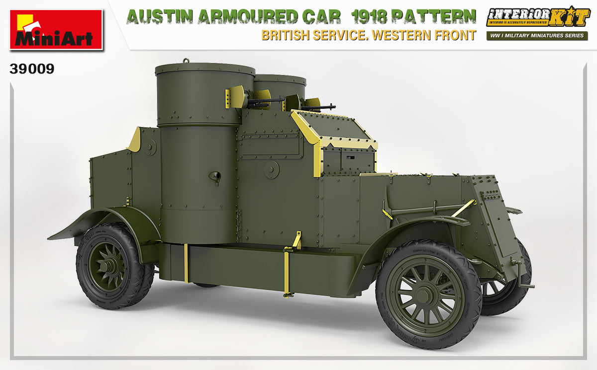 MiniArt 1/35 Austin Armoured Car 1918 Pattern. British Service. Western Front . Interior Kit | 4820183313591