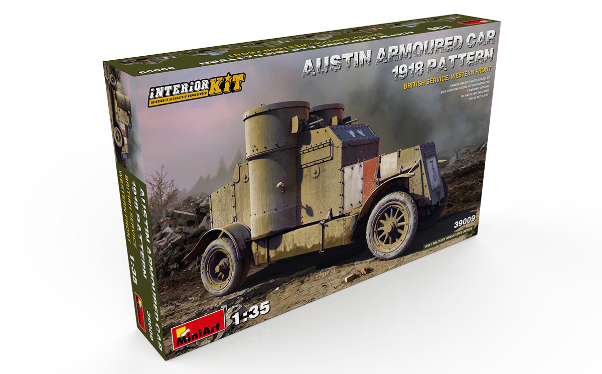 MiniArt 1/35 Austin Armoured Car 1918 Pattern. British Service. Western Front . Interior Kit | 4820183313591