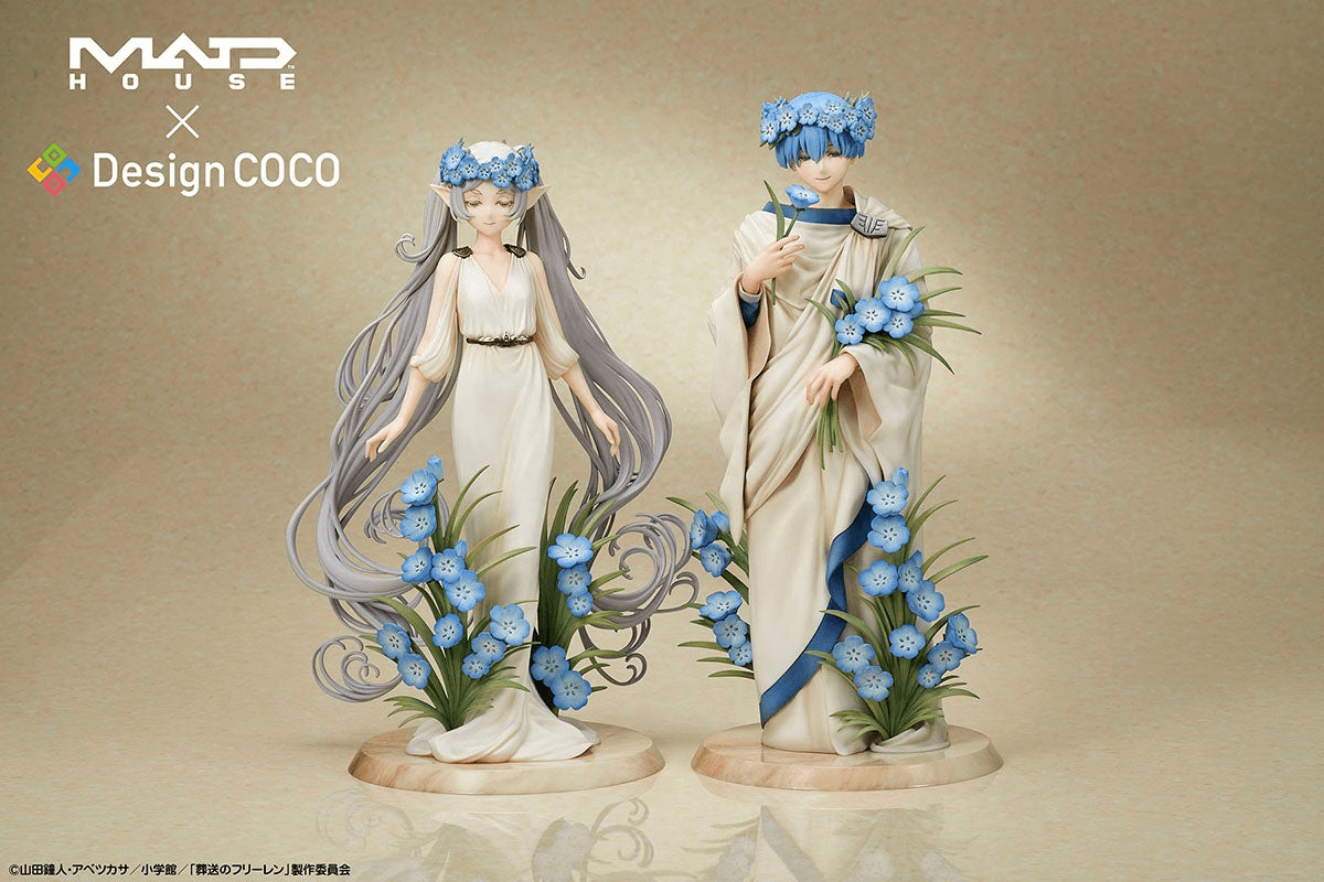 MADHOUSE x DesignCOCO Frieren: Beyond Journey's End Frieren &amp; Himmel - Art Nouveau Style - 1/7 Complete Figure | 4595643112952