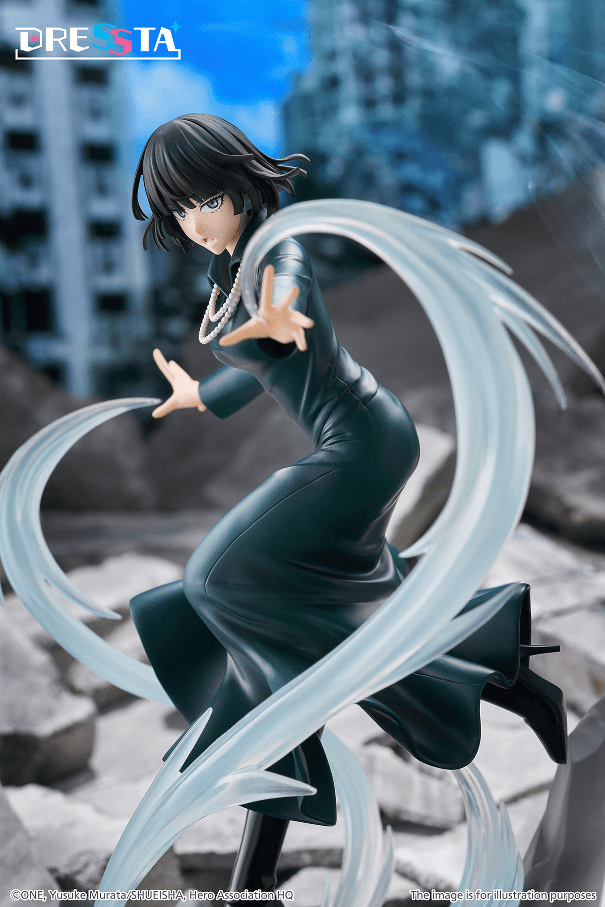 One-Punch Man DRESSTA Statue Figure - Hellish Blizzard