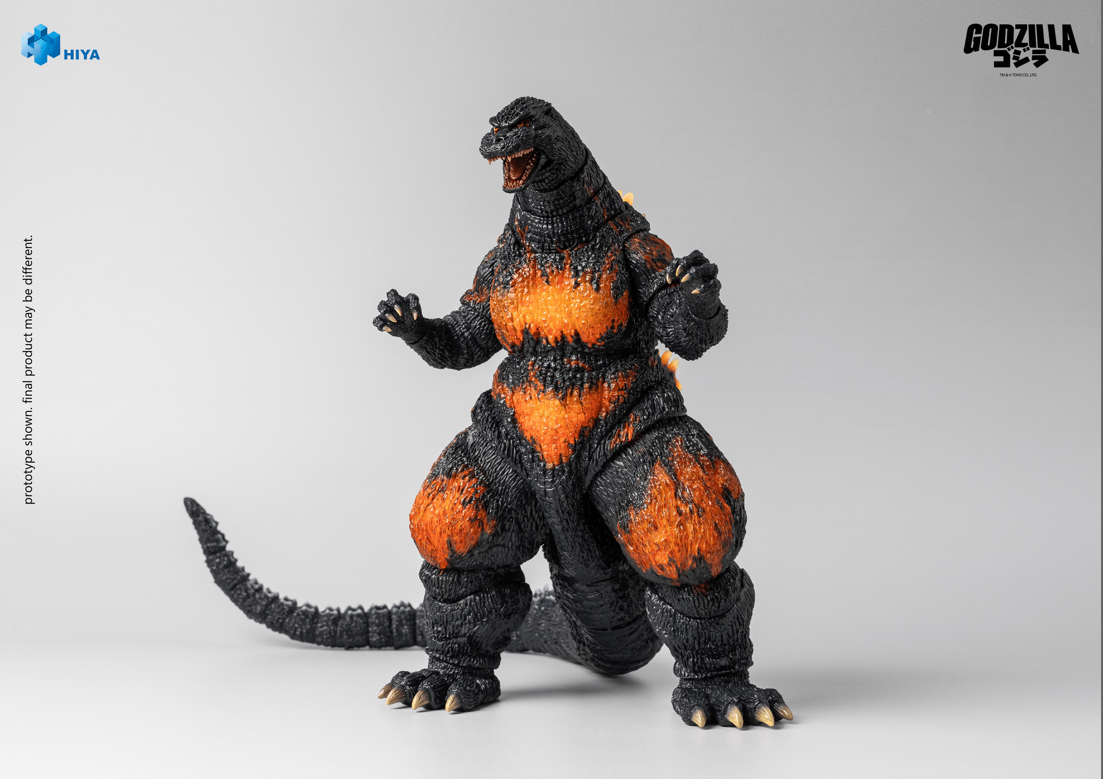 HIYA Exquisite Basic Series None Scale 7 Inch Godzilla vs. Destoroyah 1995 Burning Godzilla Action Figure | 6957534205026