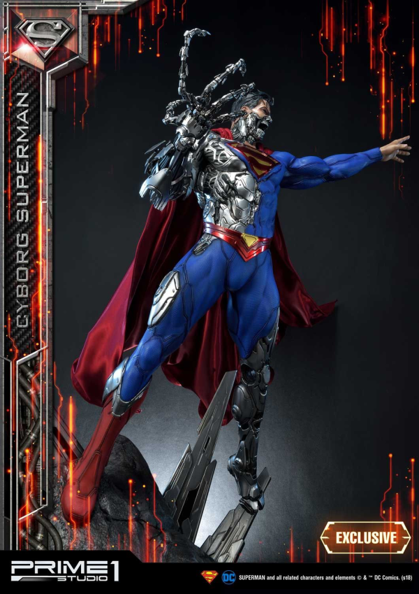 Prime 1 Studio Museum Masterline Superman (Comics) Cyborg Superman EX Version(4562471908019)(4562471908019)