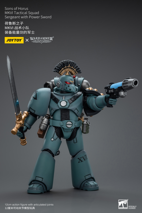 Joy Toy Sons of Horus MKVI Tactical Squad Sergeant with Power Sword(6973130379466)(6973130379466)