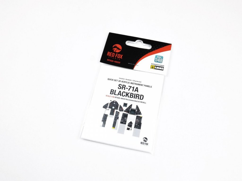 Red Fox Studio 1/48 SR-71A Blackbird(for Revell kit) | 5999571351695
