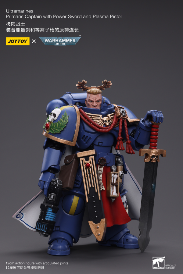 Joy Toy Ultramarines  Primaris Captain with Power Sword and Plasma Pistol(6973130376441)(6973130376441)