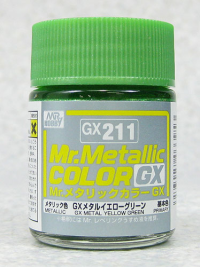 Mr Hobby Mr Color GX 211 - GX Metal Yellow Green | 4973028033953