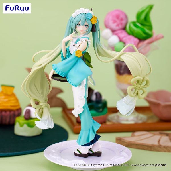 FURYU Corporation Hatsune Miku　Exceed Creative Figure -Matcha Green Tea Parfait Mint ver.-(4582655076440)(4582655076440)