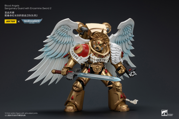 Joy Toy Blood Angels Sanguinary Guard with Encarmine Sword 2 | 6973130377066