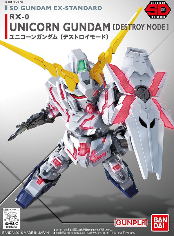 BANDAI Hobby EX-Standard 005 Unicorn Gundam (Destroy Mode)