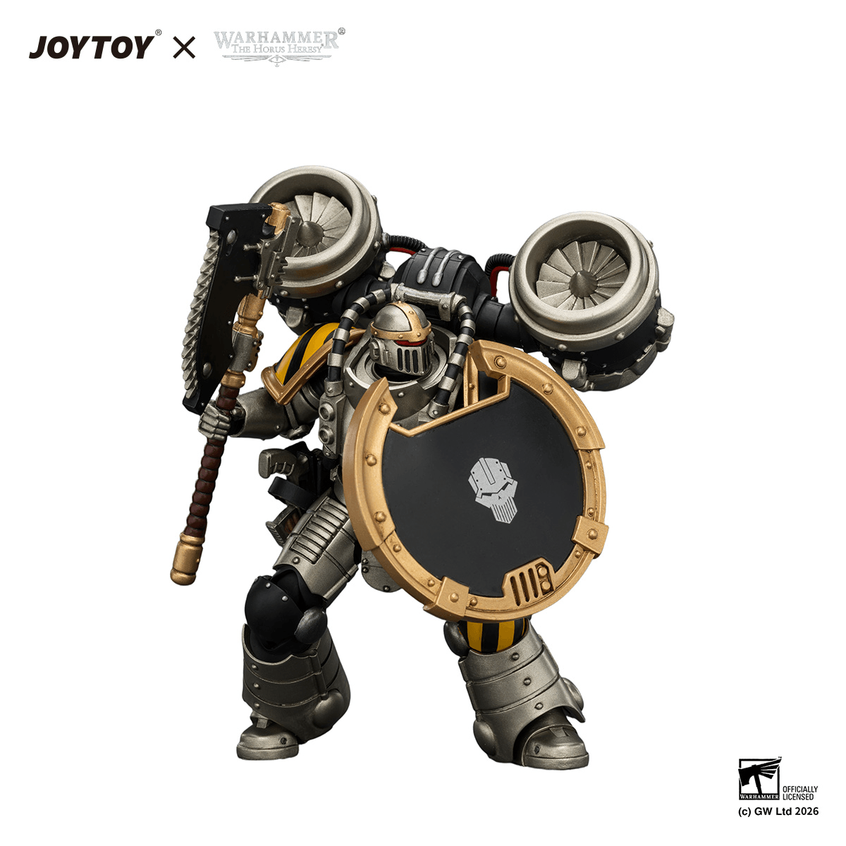 Iron Warriors MkII Assault Legionary1 with Bolt pistol, Chain axe &amp; Combat shield | 6927054404490