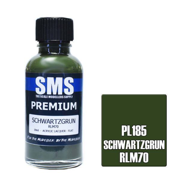 The Scale Modellers Supply (SMS) Premium SCHWARTZGRUN RLM70 30ml | 787099995416