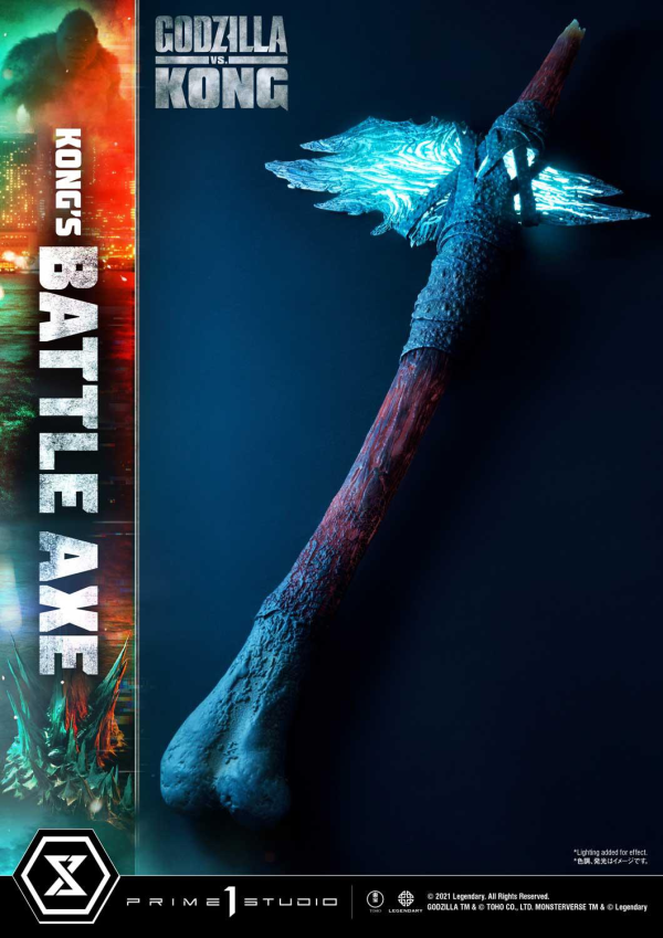 Prime 1 Studio Life Size Bust Godzilla vs Kong (Film) Kong's Battle Axe(4580708032139)(4580708032139)